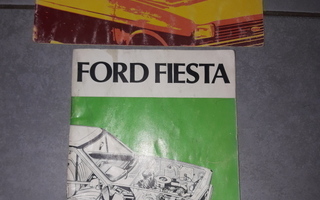 Ford Fiesta mk1 omistajankäsikirja + tarvike esite