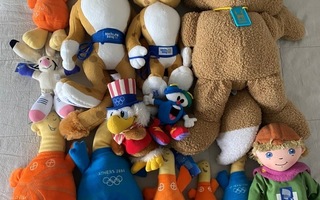 Olympiakisat - Olympialaisten maskotteja 15 kpl!!!