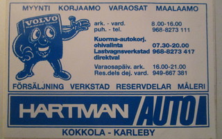 HARTMAN AUTO KOKKOLA TARRA VOLVO