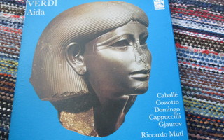 Verdi: Aida. Caballe, Domingo, Muti. EMI/Hungaroton 3 LP