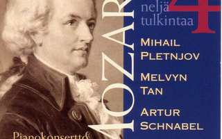 Mozart • Pianokonsertto nro 24  c-molli - 4 tulkintaa   -CD