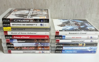 PS3 - 15kpl pelejä