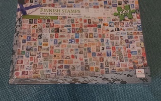 Suomalaiset postimerkit palapeli, 1000 palaa, uusi