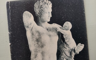 Vanha taidepostikortti Hermes