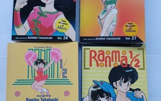 Ranma 1/2 Vol. 20, 27, 28 & 29 (Englanti) - Rumiko Takahashi