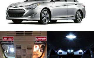 Hyundai Sonata (YF) Sisätilan LED -muutossarja 6000K ; x14