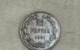25 penniä 1901, Suomi