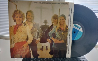 ABBA, Waterloo, LP orig. SWE -74 SIISTI KUNTO !!