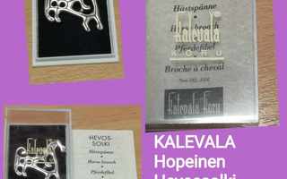 KALEVALA, hopeinen HEVOSSOLKI, rasia ja tarinalappunen