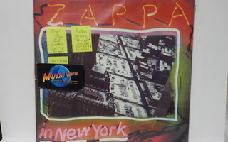 ZAPPA - IN NEW YORK EX+/EX+ SAKSA 1978 1. PAINOS 2LP