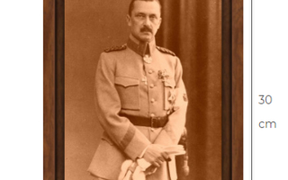 Mannerheim canvastaulu 20 cm x 30 cm + kehys
