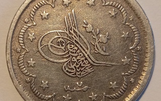 Turkki/Osmanit 5 kurus 1845, Ag