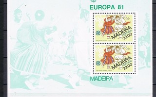 Portugal Madeira 1981 - Europa CEPT blokki ++
