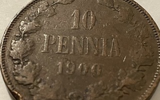 10 penniä 1900