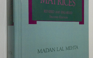 Madan Lal Mehta : Random Matrices