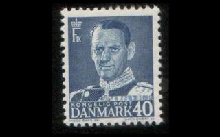 Tanska 310 ** Frederik IX 40 öre sininen (1948)