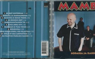 MAMBA . CD-LEVY . SODASSA JA RAKKAUDESSA