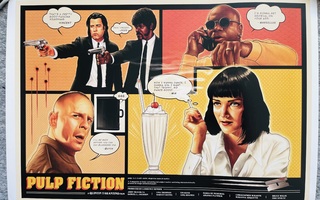 Juliste Pulp Fiction Travolta Uma Truman Tarantino