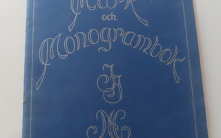 Märk och monogrambok