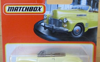 Cadillac Series 62 Convertible 1941 Yellow Matchbox 1:64