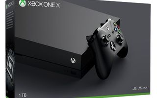 Microsoft Xbox One X 1 TB pelikonsoli musta (Käy