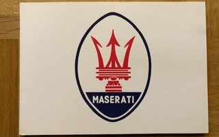 Esite Maserati Pocket History. Taskuhistoria