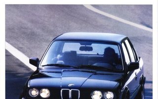 BMW 300-sarja värit ja verhoilu -esite, 1990