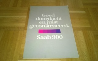Esite / koulutusmateriaali Saab 900 tekniset ratkaisut, 1980