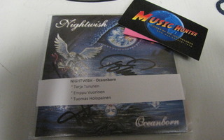 NIGHTWISH-OCEANBORN CD SLEEVE TARJAN+TUOMAS NIMMAREIN