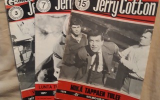 Jerry Cotton 3 kpl  / 70-luku