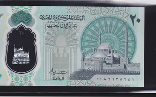 Egypti 20 Pounds v.2023 UNC P-82 Polymer