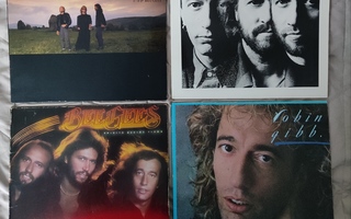 Bee Gees - 3 LP:tä + Robin Gibb - Walls Have Eyes LP