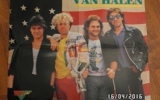 Van Halen – MegaStar-lehden juliste 1986