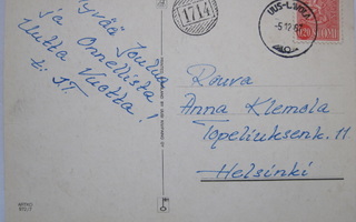 Postikortti Numeroleima 1714 + Uus-Lavola Lappeenranta 1967