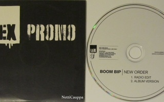 Boom Bip • New Order PROMO CD-Single