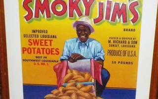 Vanha perunamainos Smoky Jim's