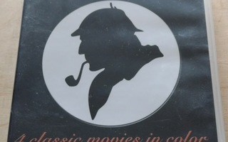 Sherlock Holmes - 4 classic movies in color