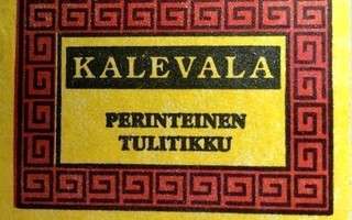 Tulitikku rasia Kalevala