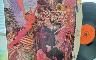 SANTANA, Abraxas, LP orig. UK -70 HIENO KUNTO !!