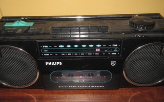 Philips stereo radio kasettisoitin