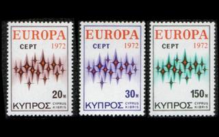 Kypros 374-6 ** Europa (1972)