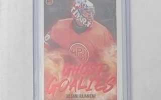 22-23 Cardset Ghost Goalies Sami Rajaniemi Red /100