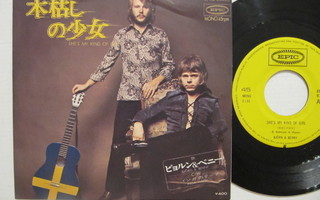 ABBA Björn & Benny She's My Kind Of Girl 7" sinkku Japani