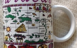 CURACAO kartta | käyttämätön kahvimuki