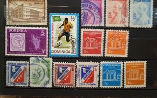 Dominikaaninen tasavalta postimerkit 14kpl