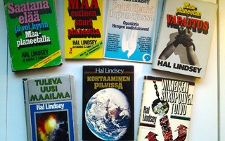 7 kpl Hal Lindseyn kirjoja