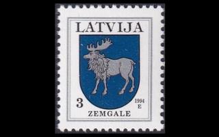 Latvia 372A_I ** Käyttösarja vaakuna 3 S -94 (1994)