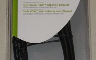 Nedis HDMI - HDMI Mini -kaapeli 2m