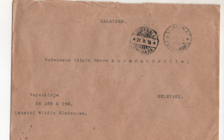 Vapaakirje N:o 165 & 166, Kuvernöörille 1916