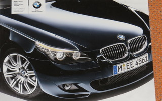 2008 BMW 5 erikoismallit esite - KUIN UUSI - 24 sivua